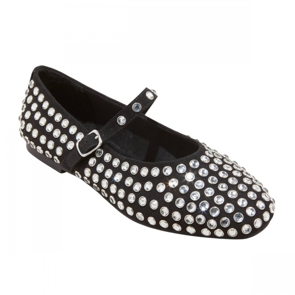 a new day Shoes - Issa‎ Rhinestone Mary Jane Ballet Flat Memory Foam Insole 7.5
